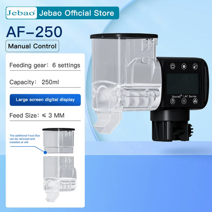 Jecod New Aquarium Fish Tank Feeder Intelligent Automatic Feeder Digital Timing Fish Tank Accessories Fish Feeding