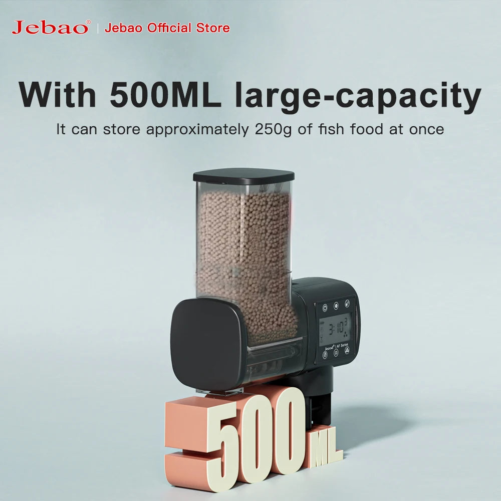 Jecod New Aquarium Fish Tank Feeder Intelligent Automatic Feeder Digital Timing Fish Tank Accessories Fish Feeding