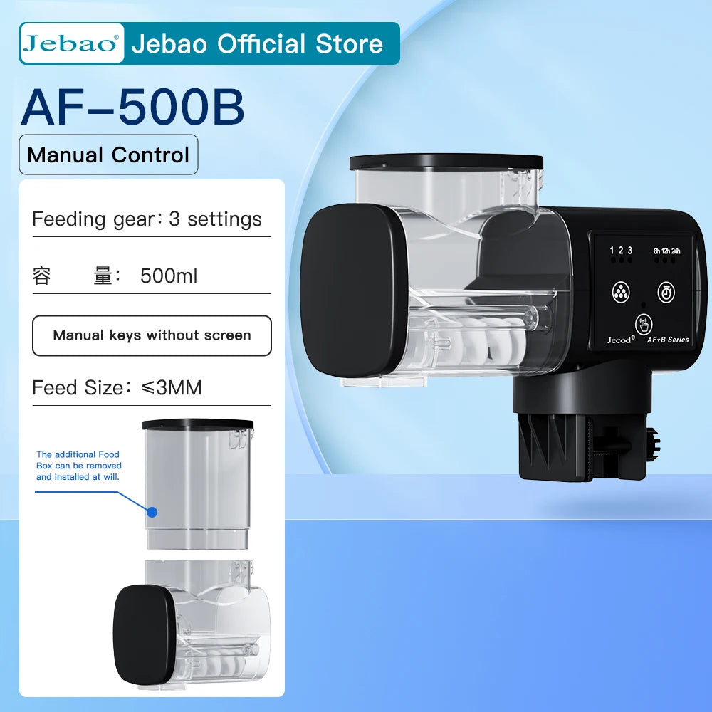 Jecod New Aquarium Fish Tank Feeder Intelligent Automatic Feeder Digital Timing Fish Tank Accessories Fish Feeding