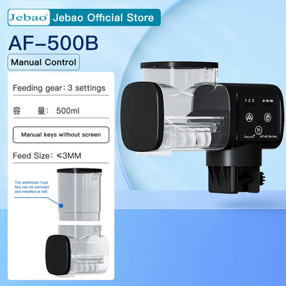 Jecod New Aquarium Fish Tank Feeder Intelligent Automatic Feeder Digital Timing Fish Tank Accessories Fish Feeding