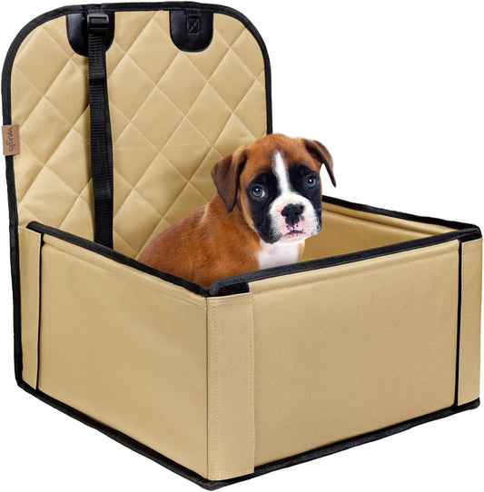 Extra Stable Dog Car Seat | with Safety Belt | Small Dogs up to 12 Kg